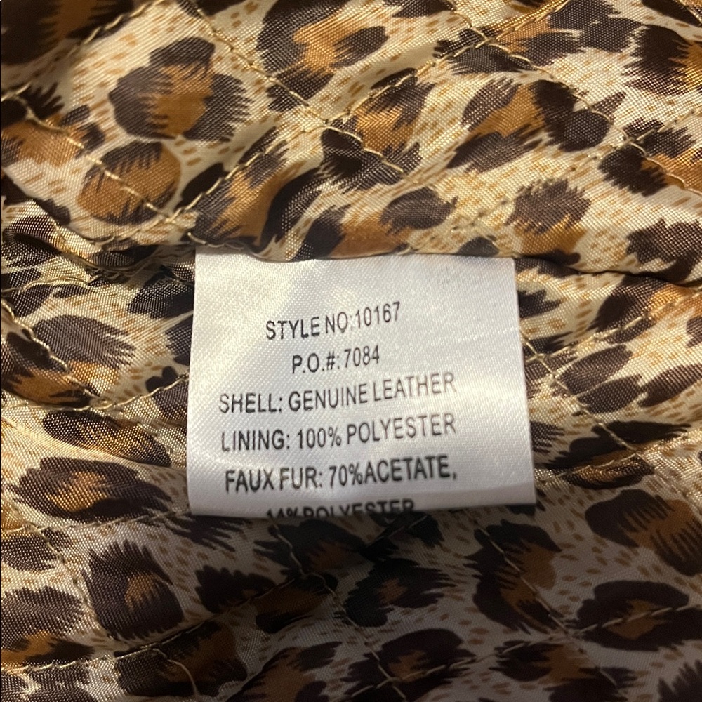 Margaret Godfrey Brown Suede Long Coat faux fur collar/trim gorgeous sz petite 6 - Picture 8 of 8